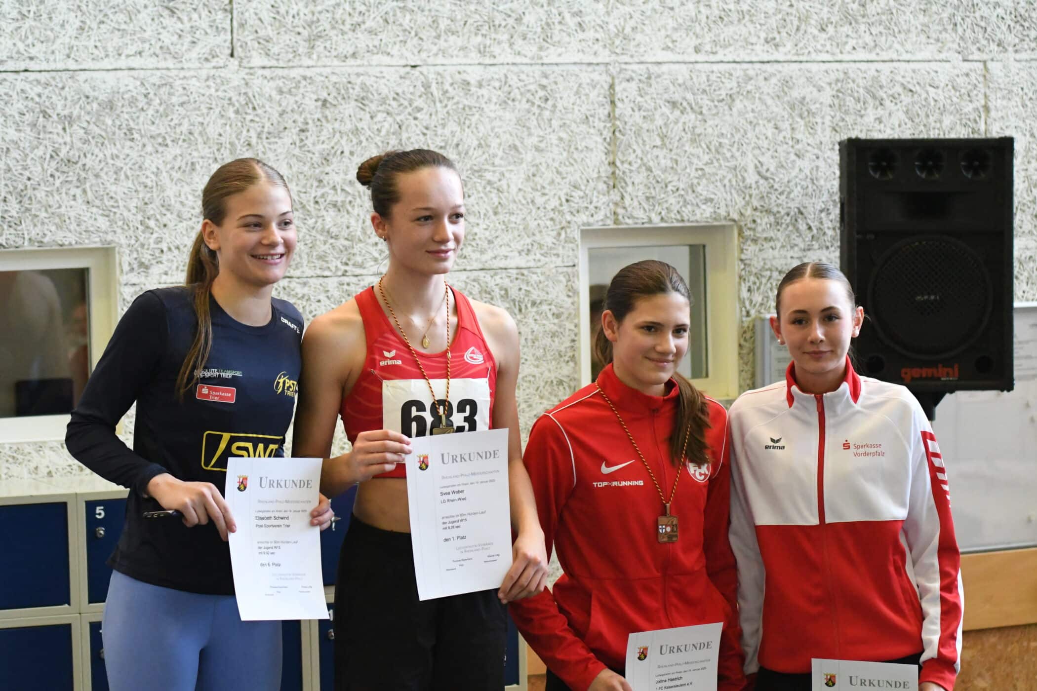 Siegerin über 60 m Hürden: Svea Weber